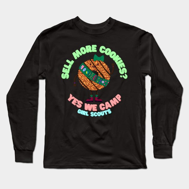Girl scout Samoa Cookie Long Sleeve T-Shirt by GiveMeThatPencil